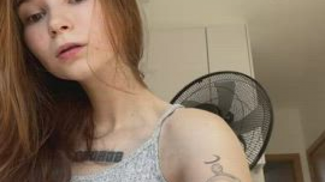 Teasing nice little vag