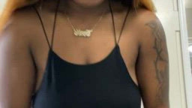 Revealing my huge boobs