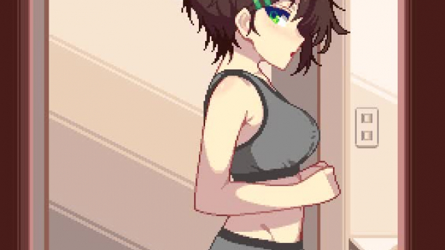 Showing her boobs and cunt