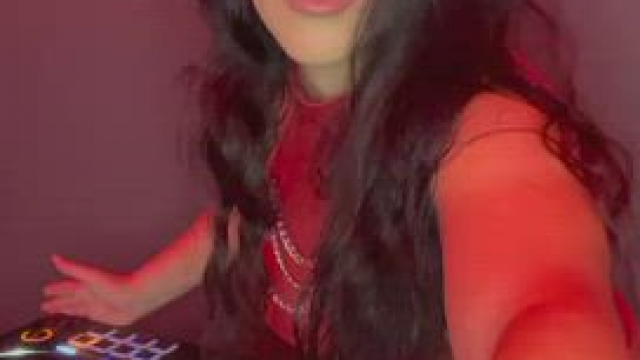 DJing is much more pleasant topless