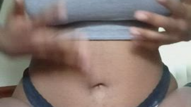 Get crushed by Big ebony tits