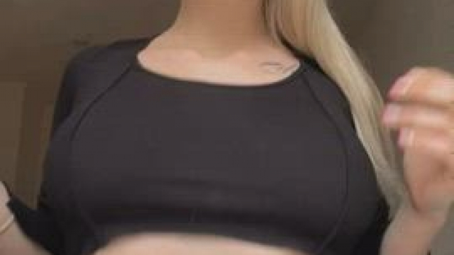 Can I drop these teen titties right in your face?